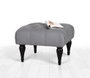 Atelier Del Sofa Puf Bohemio Floral - Gris
